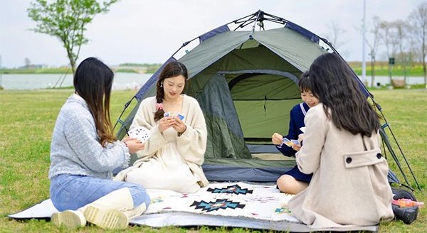 輕奢露營、野餐、燒烤、踏青……白馬湖的春天就該這么玩！